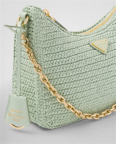 prada bag crochet|Prada crochet bag review.